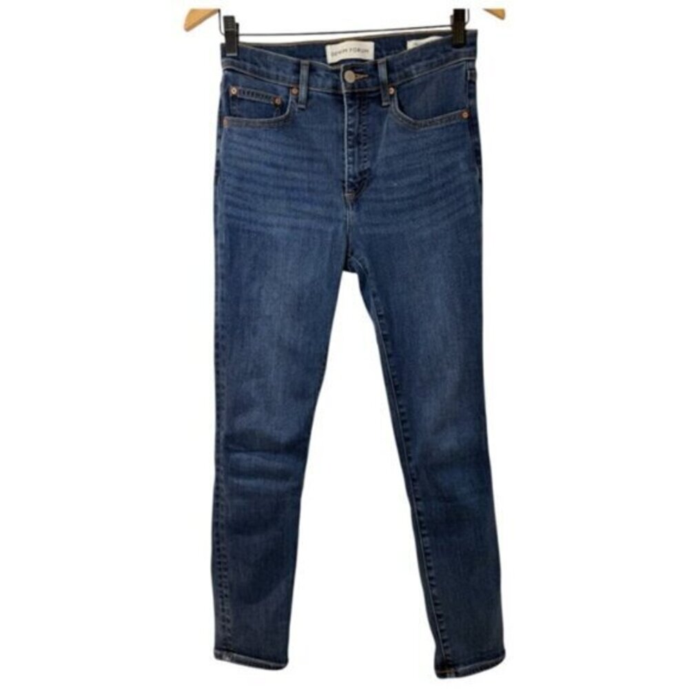 Aritzia Denim Forum The Lola Mid Rise Skinny 28L Jeans size 27
